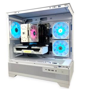 Gaming PC Ice Prism Ryzen AM4|RX 9060 XT/9070 XT CX500M
