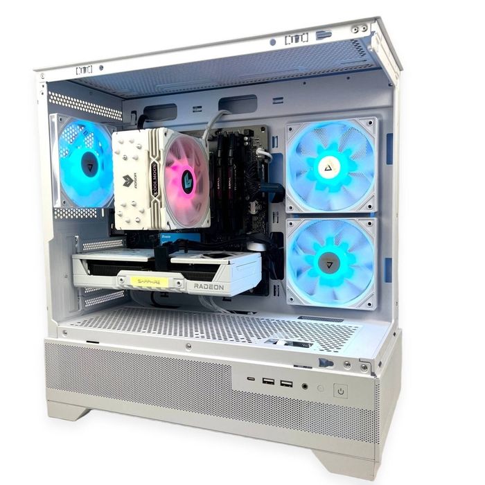 Gaming PC Ice Prism Ryzen AM4|RX 9060 XT/9070 XT CX500M