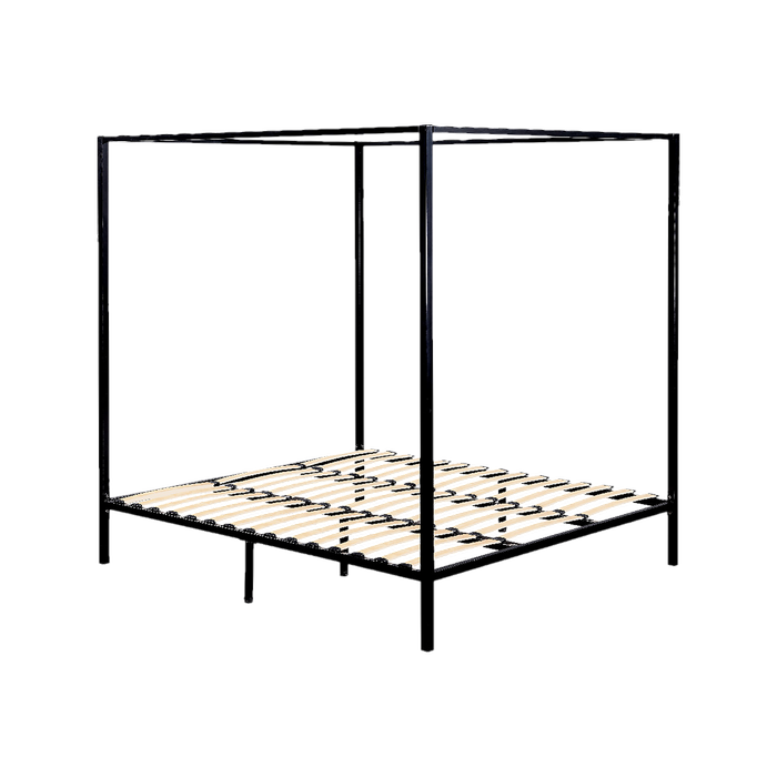 Palermo 4 Four Poster King Bed Frame In Black