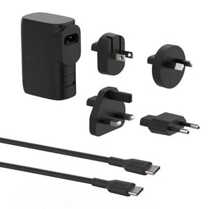 Belkin Boostcharge Charger 25w W/ Power Bank 5k & Adapter Kit - Black