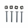 Everhang M8 x 60mm Zinc Plated Tee Nut and Bolt - 4 Pack