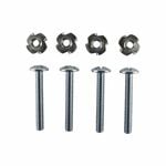 Everhang M8 x 60mm Zinc Plated Tee Nut and Bolt - 4 Pack