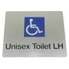 Bradley Unisex Toilet LH Braille Sign