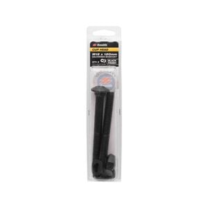 Zenith M12 x 120mm Black Cup Head Bolt - 2 Pack