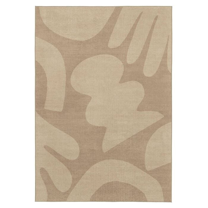Loopsie-290cm X 200cm-ashland Sand Abstract Indoor Outdoor Washable Rug