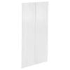 Kaboodle 900mm Provincial White Modern Pantry Doors - 2 Pack
