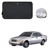 Front Windscreen Sun Shade for Mercedes-Benz C-class 1993 - 2000 (W202) - Standard 150 x 85 cm - Black