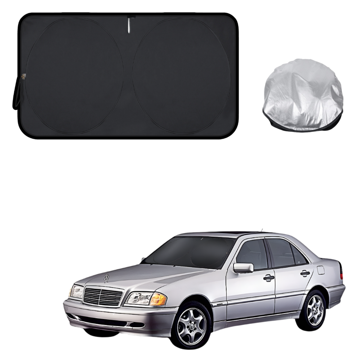 Front Windscreen Sun Shade for Mercedes-Benz C-class 1993 - 2000 (W202 ...