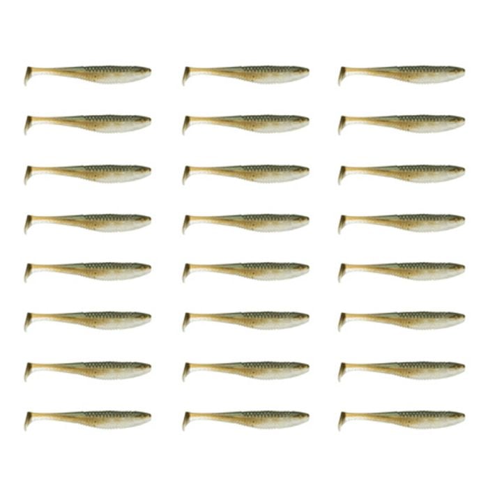 3x 8PK 2.75In Rapala Crush City The Suspect Plastic Fishing Lures - Glow Shad