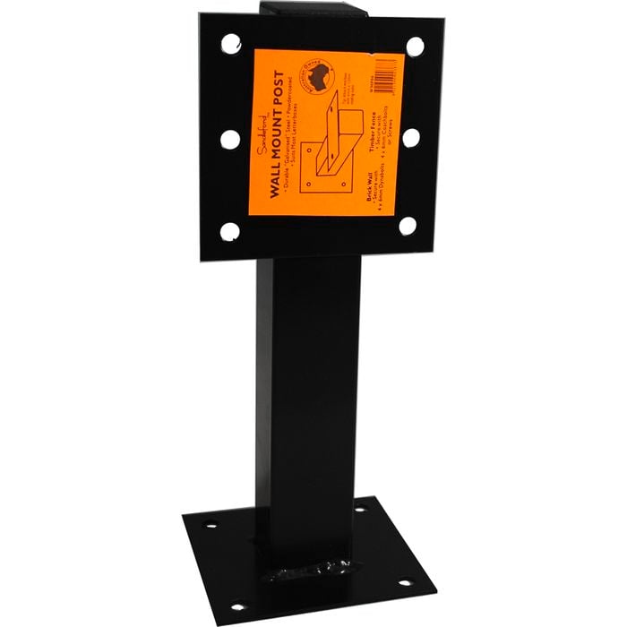Sandleford Letterbox Post Wall Mount Black