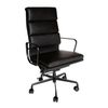 SK Designer Living | Replica Eames Aluminium Group Soft Pad Office Chair High Back | All Black