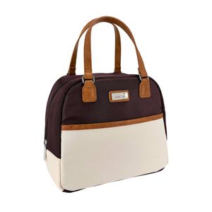 Sachi Style 237 Insulated Cali Lunch Bag Bordeaux Cream
