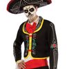 Rubie's Day Of The Dead Senor Costume Jacket With Hat Adult Halloween Black