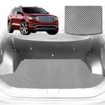6D Diamond Car Boot Mat for Holden Acadia AC2018-2021-(3rd Row seats up/7 seater)-Cargo Mat-Grey-Outback GT