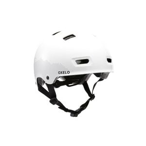 Decathlon - Inline Skating Skateboarding Scootering Helmet Mf500 - White - M/55-59Cm