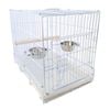 Collapsible Pet Carrier Cage Travel for Small Bird White Small Birds