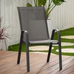Marquee Charcoal Steel Sling Chair