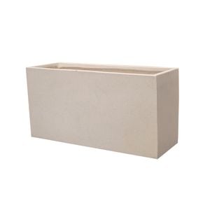 Northcote Pottery Large White Precinct Lite Garden Trough Pot