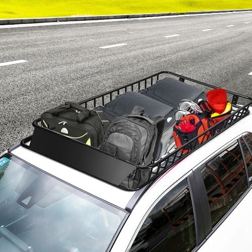 Costway 162cm Universal Roof Rack Steel Luggage Carrier Bunnings Australia