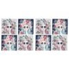 2x 4pc LVD Ceramic Coasters Vogue Home/Kitchen Decor 9.5cm Square
