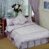 Phase 2 Sophia Lilac Voile Jacquard Quilt Cover Set Single