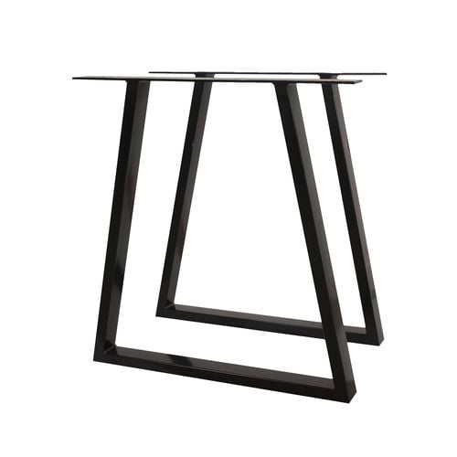 RapidHome 70 x 73.2 x 6cm Black La Paz Steel Tube Table Furniture Leg ...