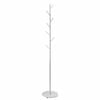 Luxsuite White Coat Stand Garment Rack Hall Storage Shelf Hook Hanger