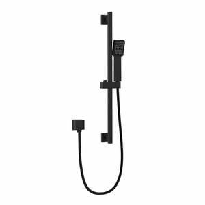 Mondella Rococo Single Function Hand Shower On Rail WELS 3 Star 9L/min - Matte Black