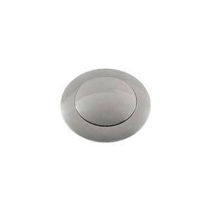 Cal Custom Polished Aluminium Large Smooth Style Horn Button