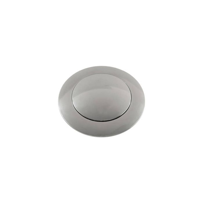 Cal Custom Polished Aluminium Large Smooth Style Horn Button