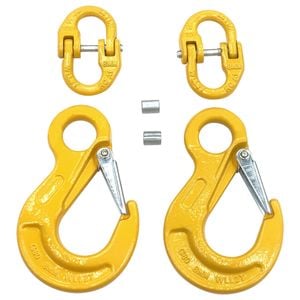 Craftright 2,000 Kg Vehicle Safety Chain Hook Set