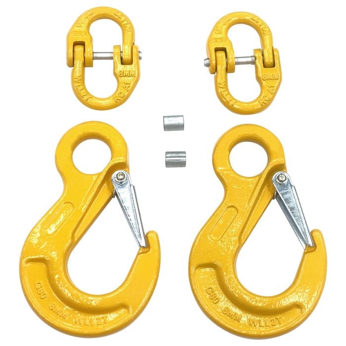 Craftright 2,000 Kg Vehicle Safety Chain Hook Set
