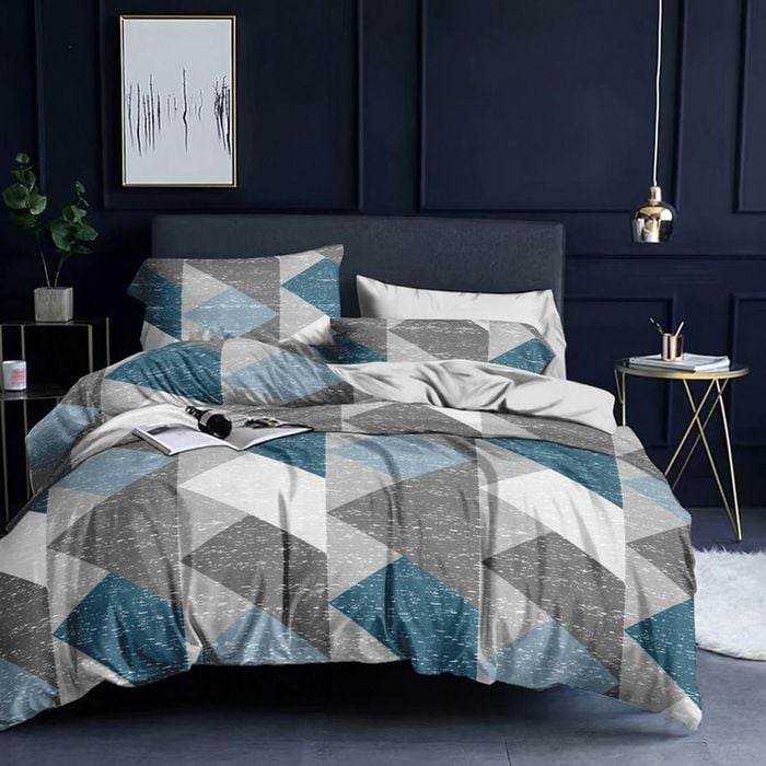 Fabric Fantastic Elliot Super King Size Quilt/doona/duvet Cover Set