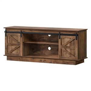 Alfordson Entertainment Unit Tv Cabinet 150cm Burnt Oak