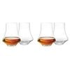 4pc Final Touch Revolve Roll & Spin Spirits Glass Set Clear