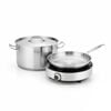 SOGA Kitchenware Bundle – 26cm Smart Induction Cooktop, Stainless Fry Pan & 9L Stock Pot