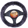 MyCar Sheepskin Steering Wheel Cover Charcoal