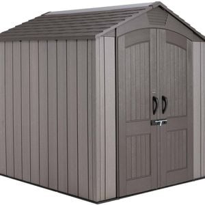 Lifetime 2.1 x 2.1 x 2.3m HDPE Rough Cut Shed 60301