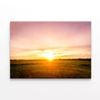 Empty Grassland and Sunset  Print 100% Australian Made 90 x 60cm  (Stretched)