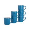 Argon Tableware Tea Coffee Stoneware Contemporary Coloured Mugs - 340ml - Pack Of 6
