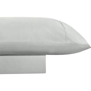 Odyssey Living Breathe Cotton Bed Sheet Set King Single Pewter