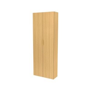Lugna 2048 x 750 x 280mm Sand 5 Shelf Double Door Storage Cabinet