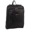 Pierre Cardin Rustic Wos Leather Backpack  Handbag Back Pack Travel  Black