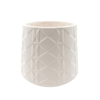 Northcote Pottery 17 x 16.8cm White Cassie Egg Ceramic Indoor Pot
