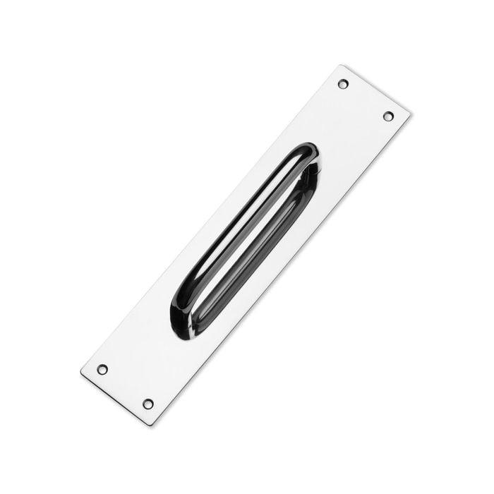 Lemaar 200 x 50 x 1.5mm Satin Stainless Steel D Pull On Plate DDA