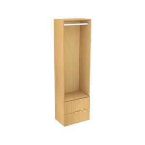 Lugna 2048 x 600 x 380mm Sand Hanging 2 Drawer Storage Cabinet