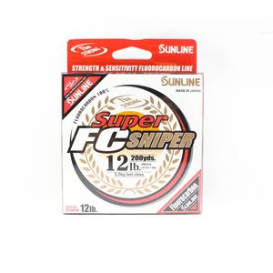 Sunline Super FC Sniper 100% Fluorocarbon Fishing Line 200 yds 12lb