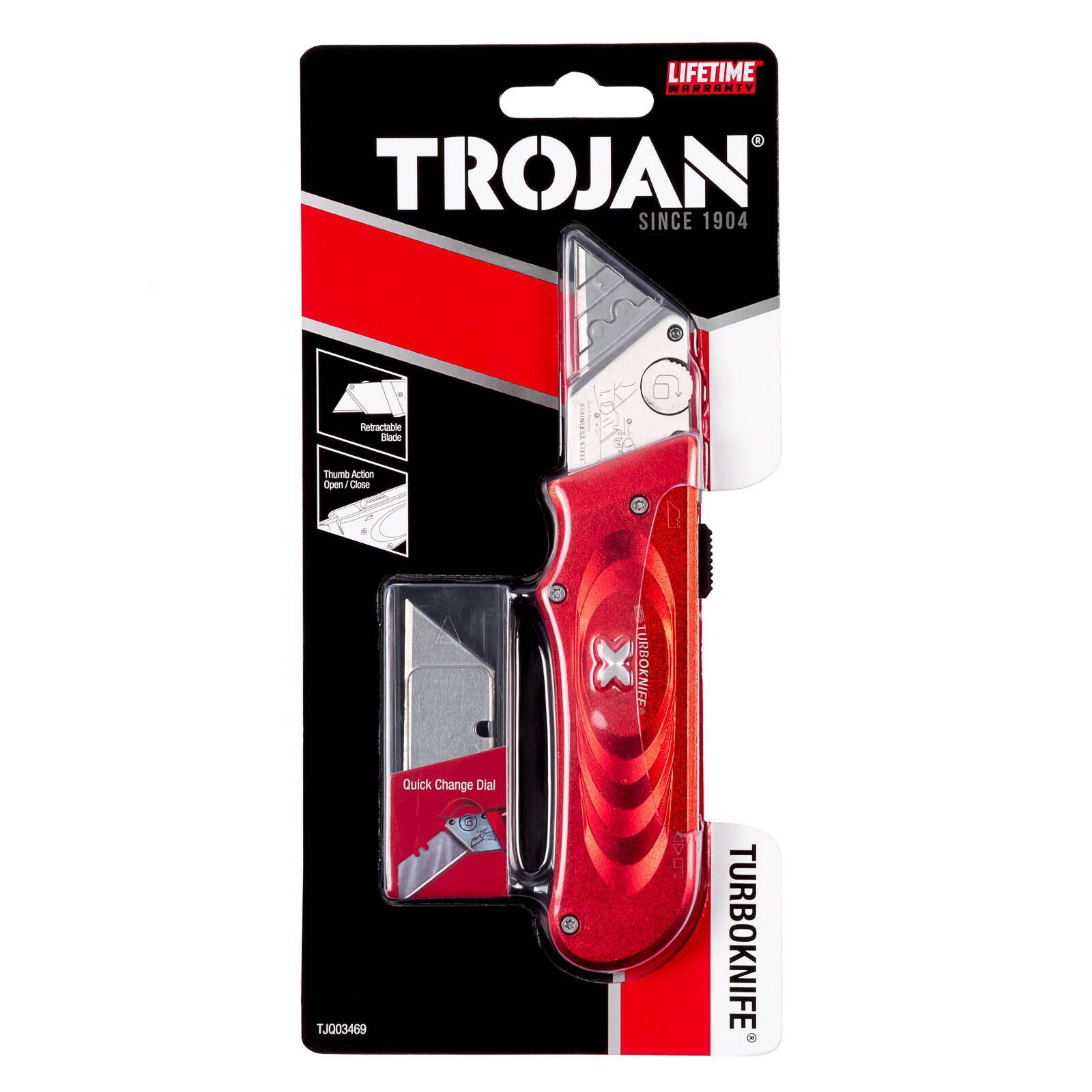 Turbo Knife With Blades | Trojan