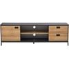 Charlie TV Stand Entertainment Unit - Dark Oak