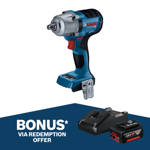Bosch 18V Professional 450Nm Impact Wrench 06019K4000 - Skin Only